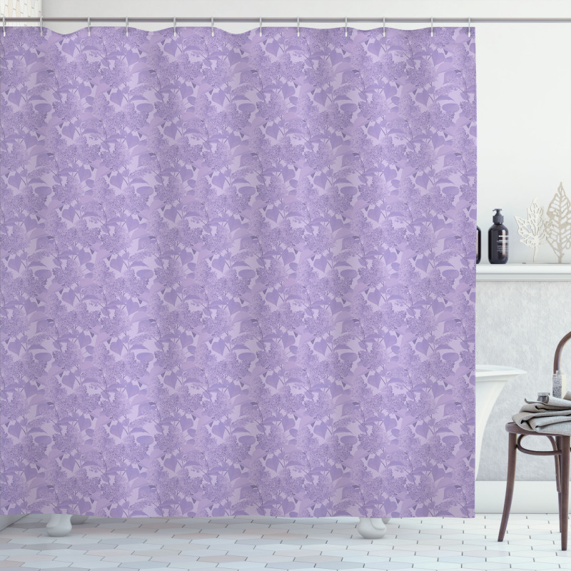 Romantic Syringa Garden Shower Curtain