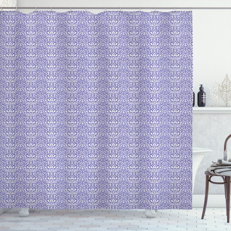 Classical Damask Shower Curtain