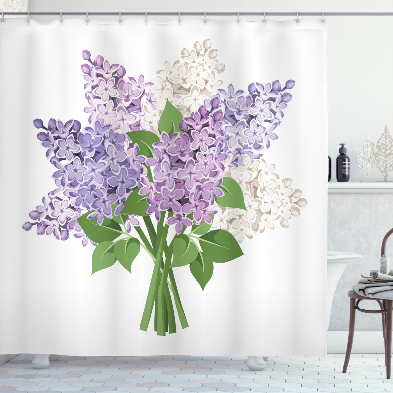 Posy of Meadow Flowers Shower Curtain