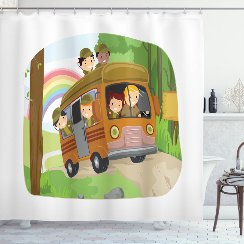 Scouts Activities Design Shower Curtain
