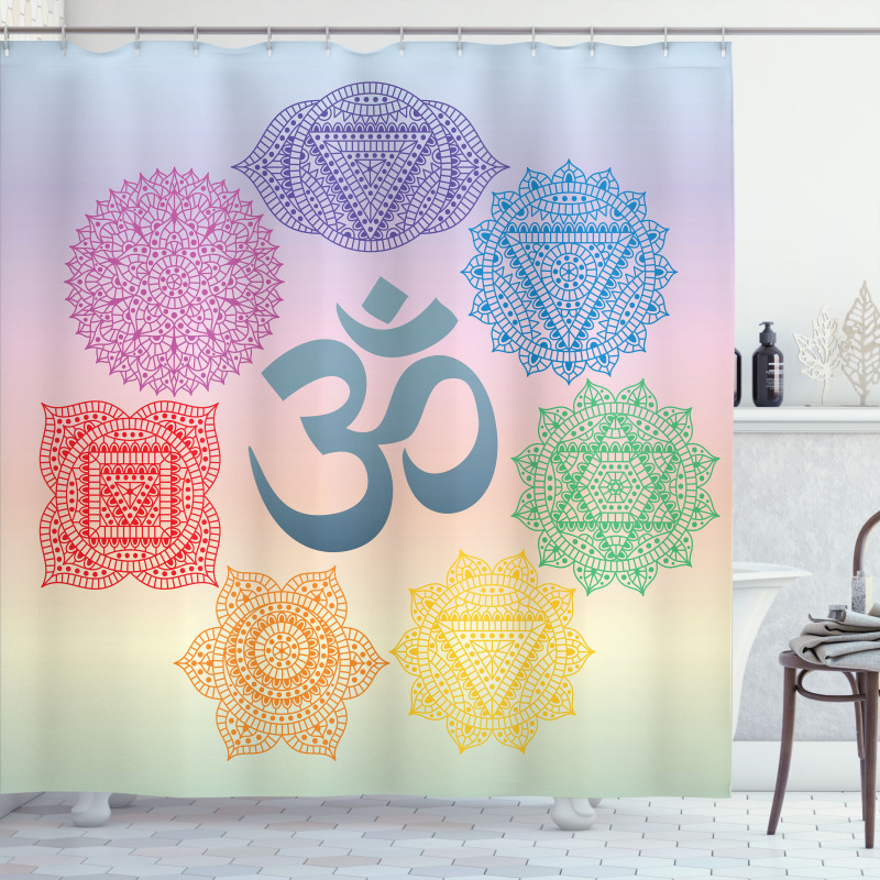 Lace Inspired Pattern Shower Curtain