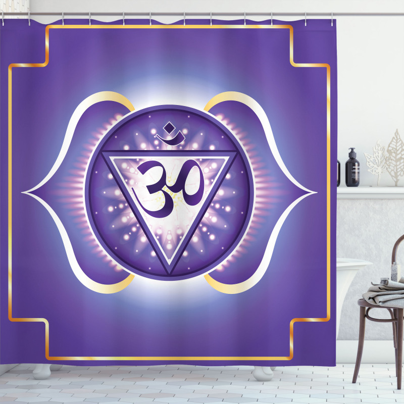 Indigo Anja Third Eye Shower Curtain