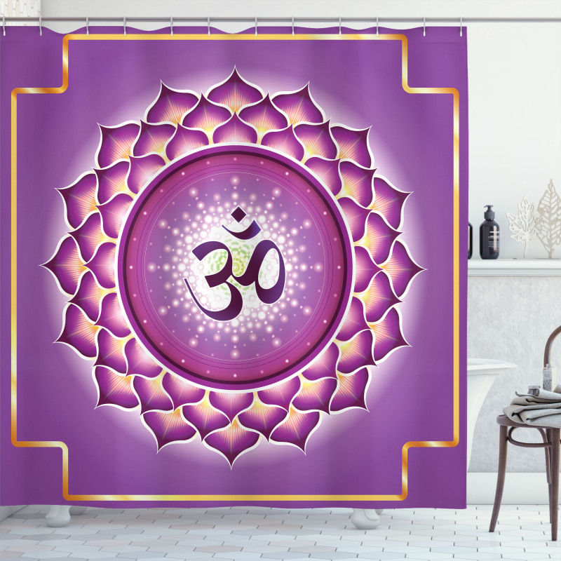 Sahasrara The Crown Shower Curtain