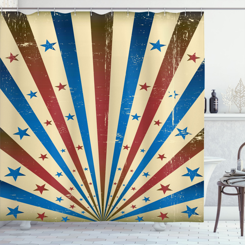 Flag Color Background Shower Curtain