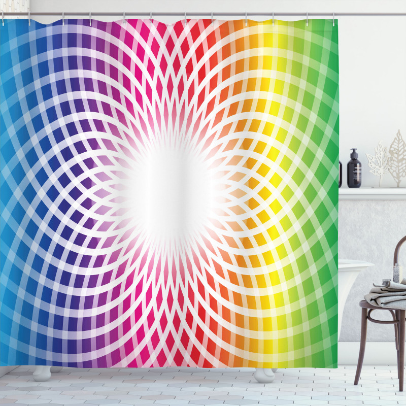 Magic Fantasy Flower Shower Curtain