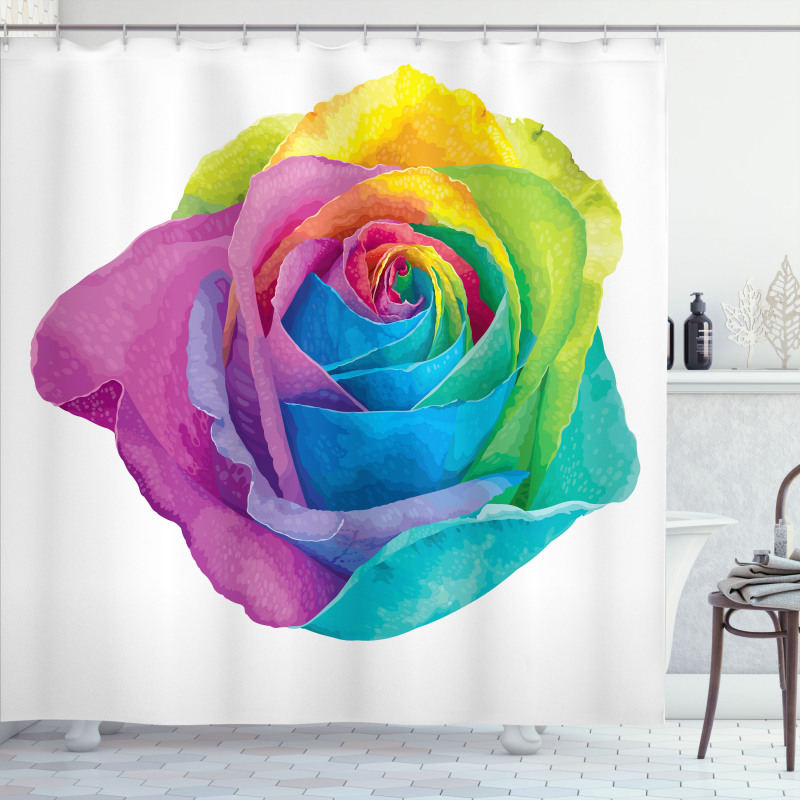 Romantic Blooms Shower Curtain