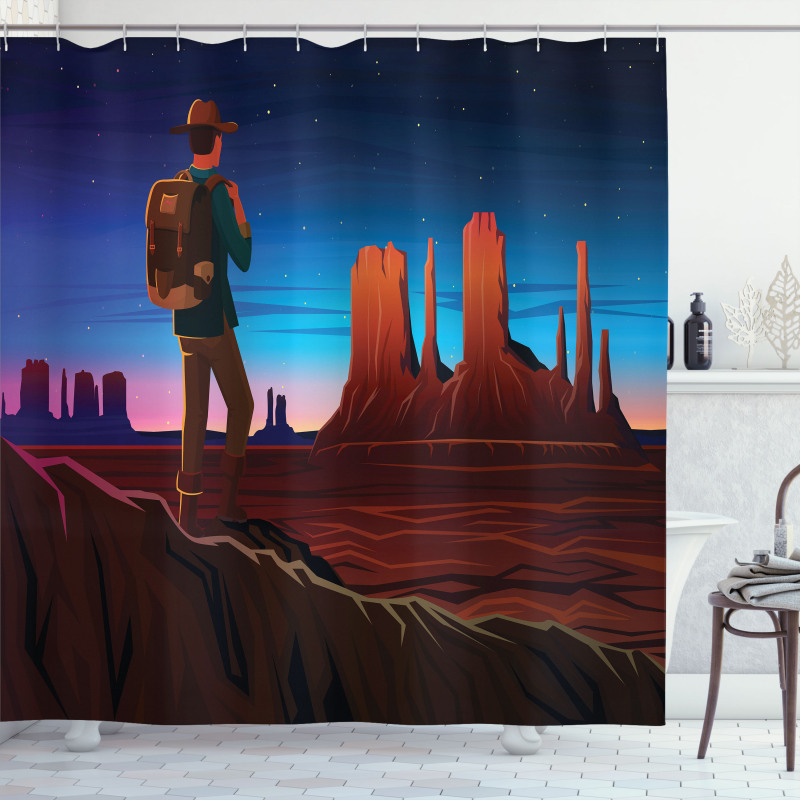 Monument Alley Shower Curtain
