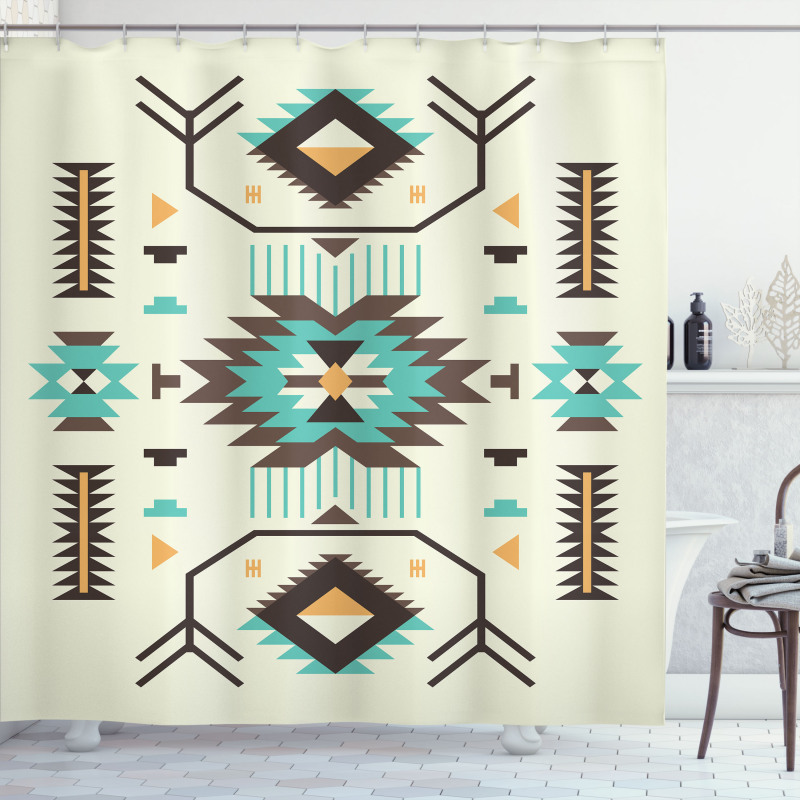 Aztec Art Shower Curtain