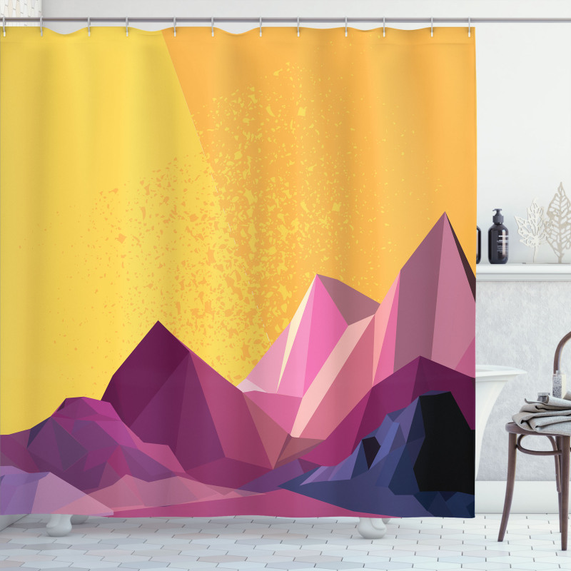 Countryside Modern Art Shower Curtain