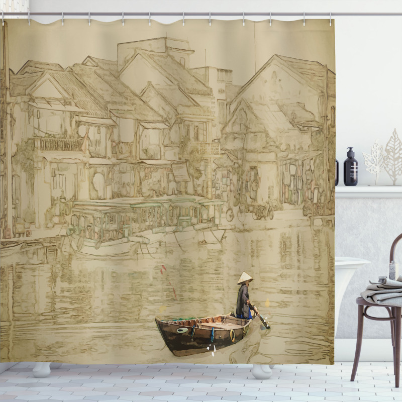 Vietnam Scenery Shower Curtain