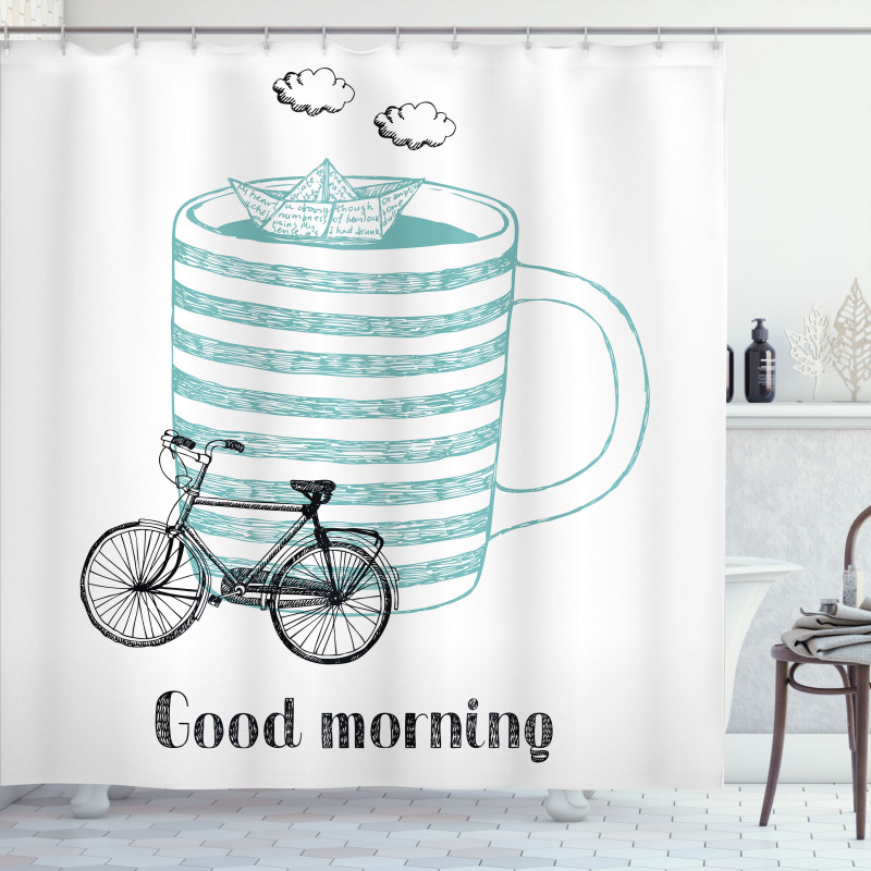 Morning Cup Shower Curtain