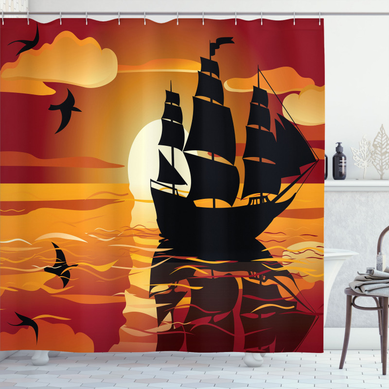Tranquil Evening Shower Curtain