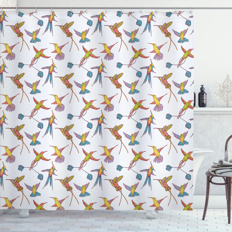 Tropical Exotic Wildlife Shower Curtain