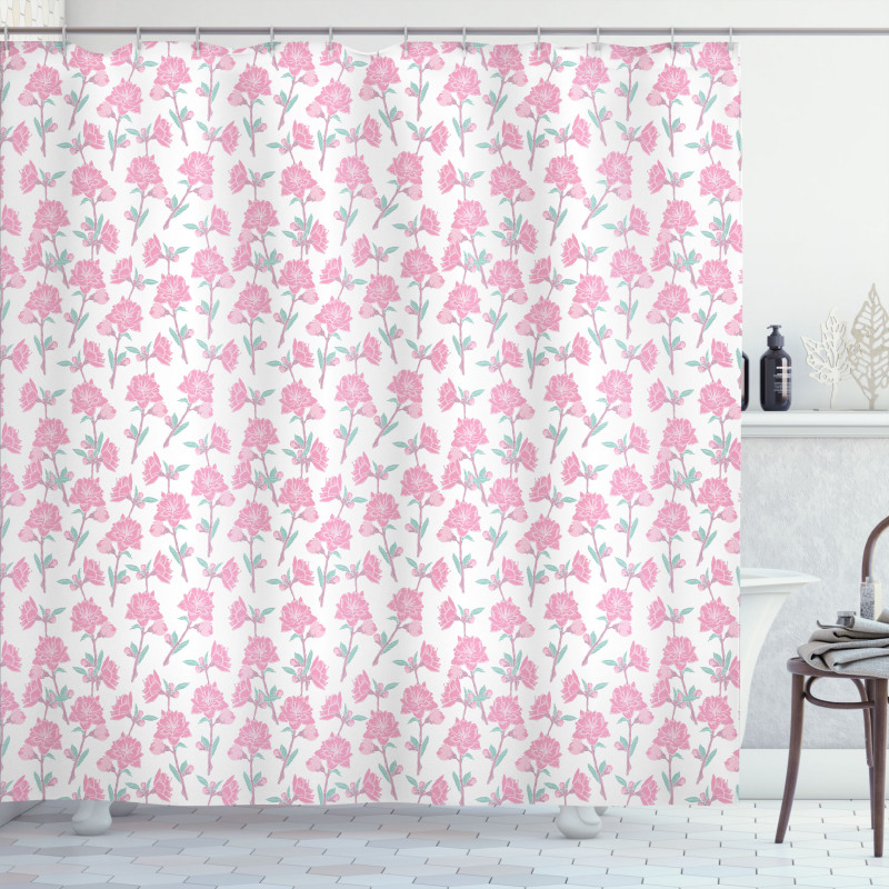 Tender Spring Flourish Shower Curtain