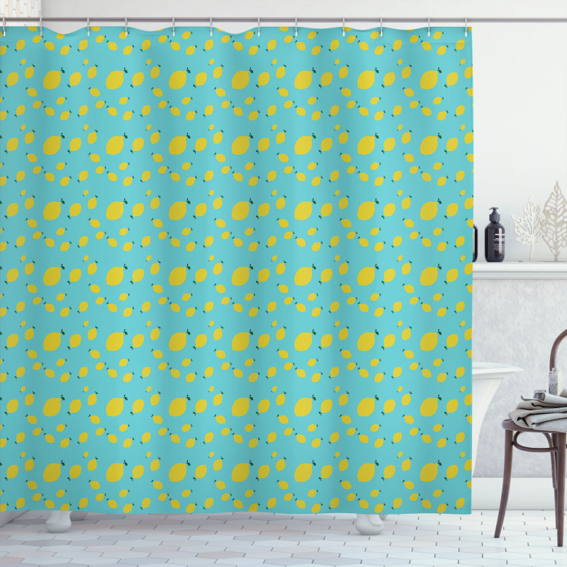 Minimalistic Tiny Design Shower Curtain