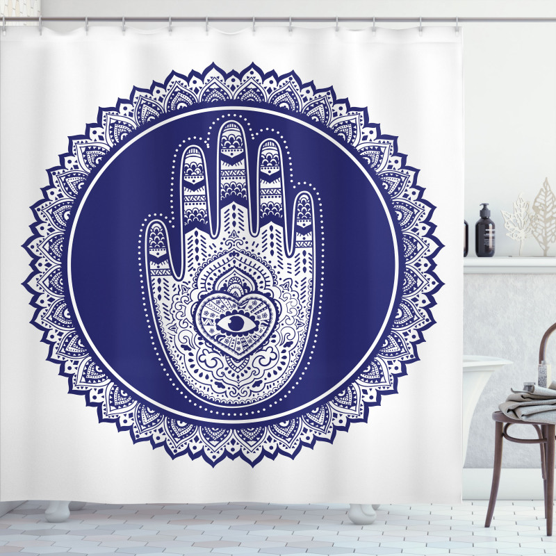 Middle Eastern Mandala Shower Curtain