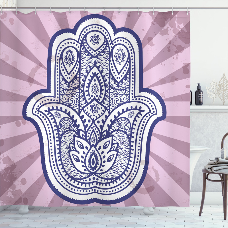 Turkish Paisleys Boho Shower Curtain