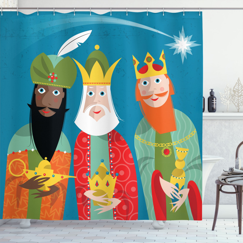3 Wise Men Timeless Shower Curtain