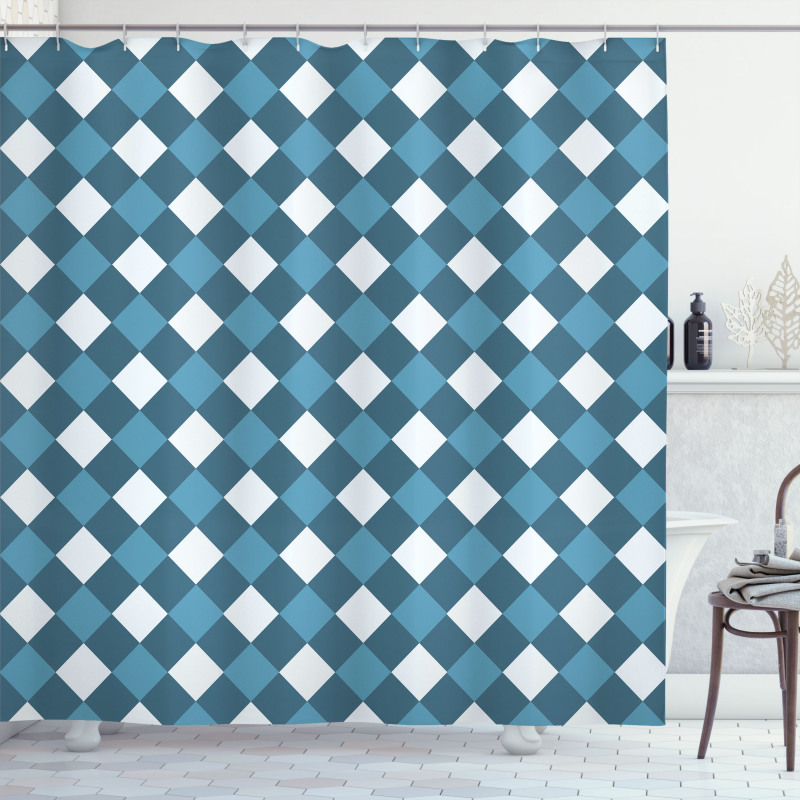 Mosaic Plaid Shower Curtain