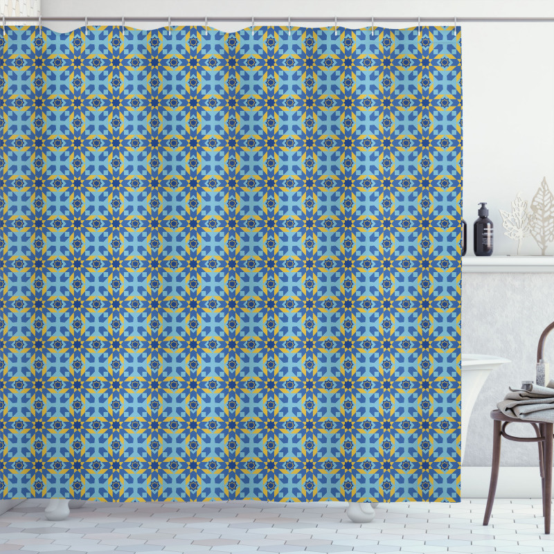 Medieval Star Shower Curtain