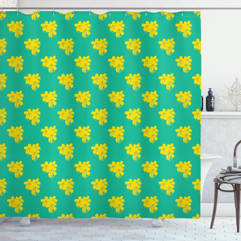 Thailand Flora Shower Curtain