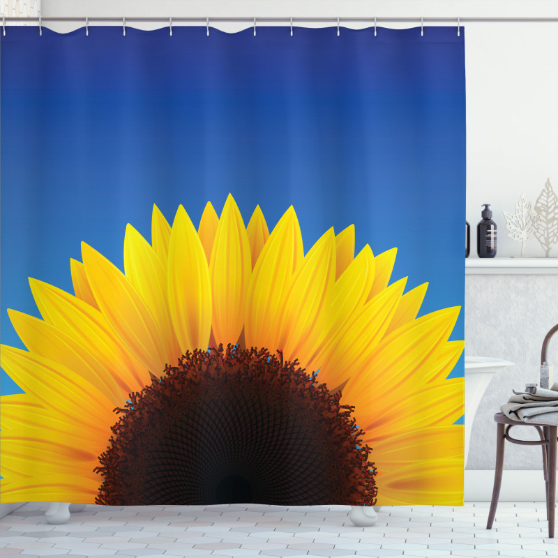 Sunflower Leaf Shower Curtain