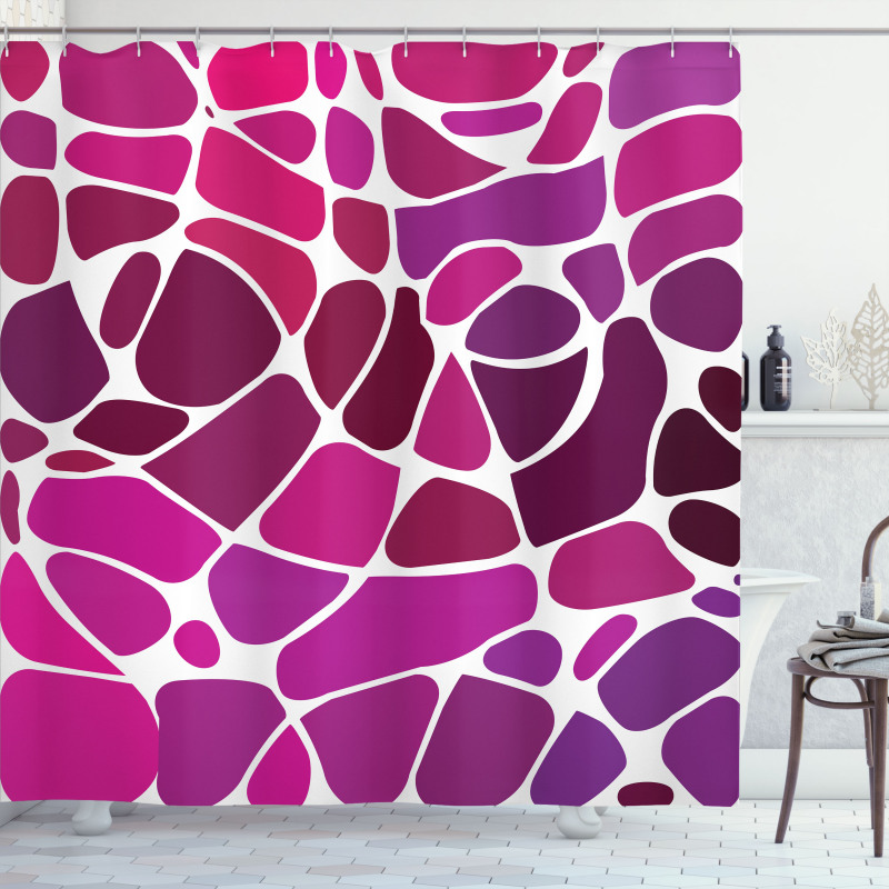 Abstract Mosaic Shower Curtain