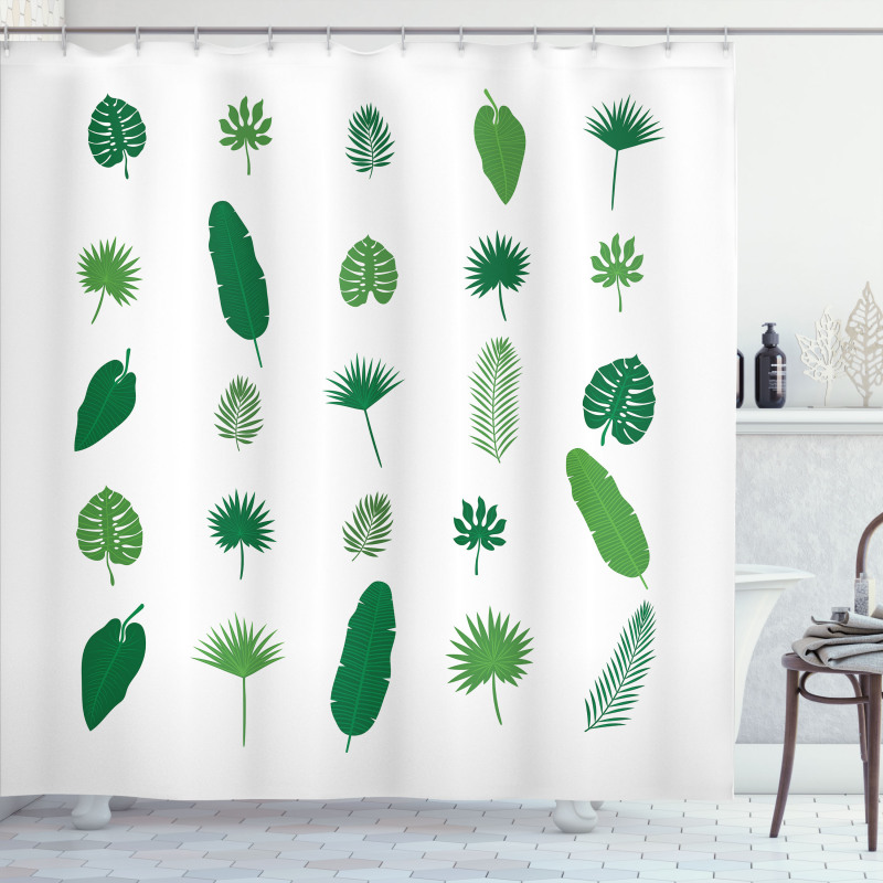 Tree Species Nature Shower Curtain