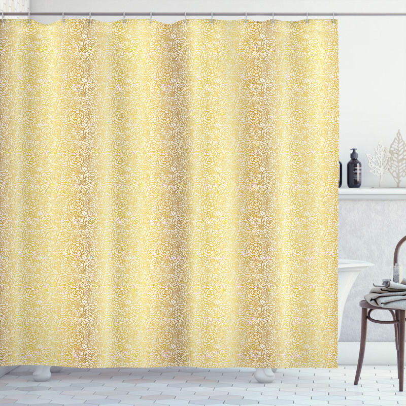 Bloomed Peony Flowers Shower Curtain