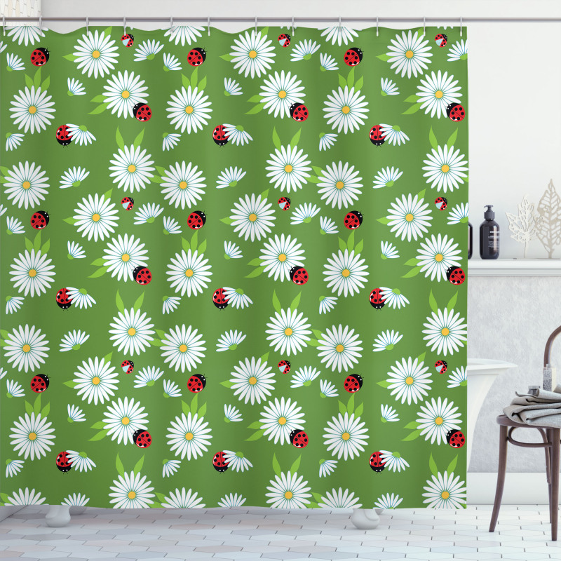 Botanical Chamomile Shower Curtain
