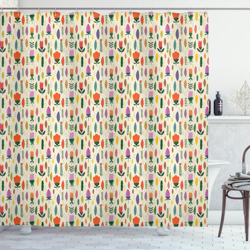 Tulips Design Shower Curtain