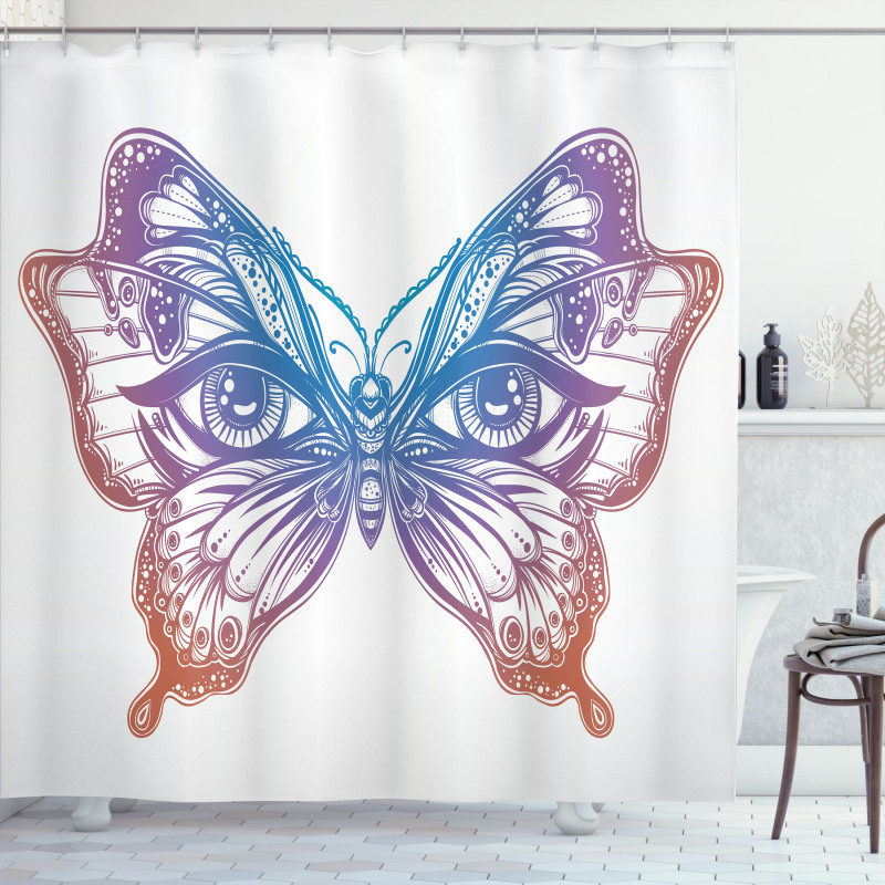 Artwork Design Tattoo Shower Curtain