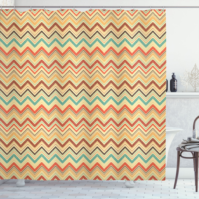 Bohemian Stripes Shower Curtain