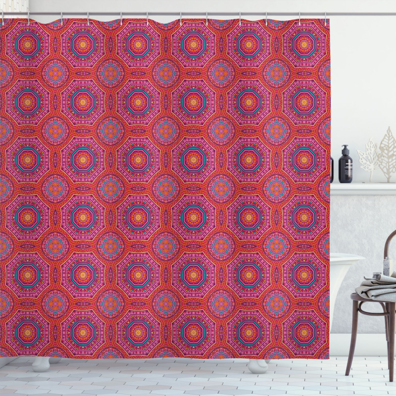 Hippie Oriental Design Shower Curtain