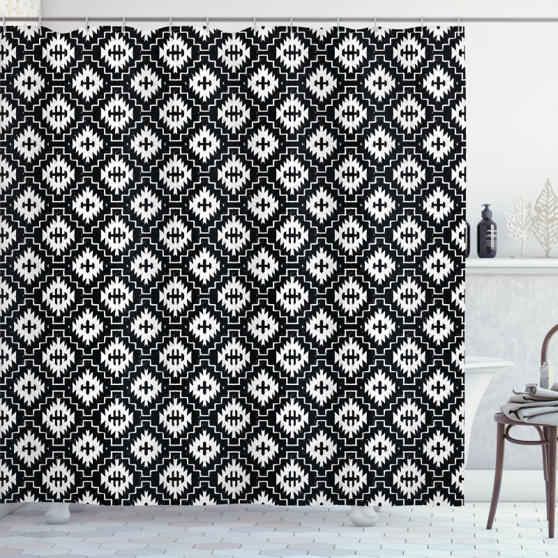 Baroque Pattern Shower Curtain