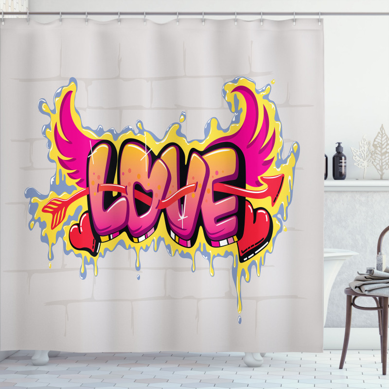 Pierced Love Shower Curtain