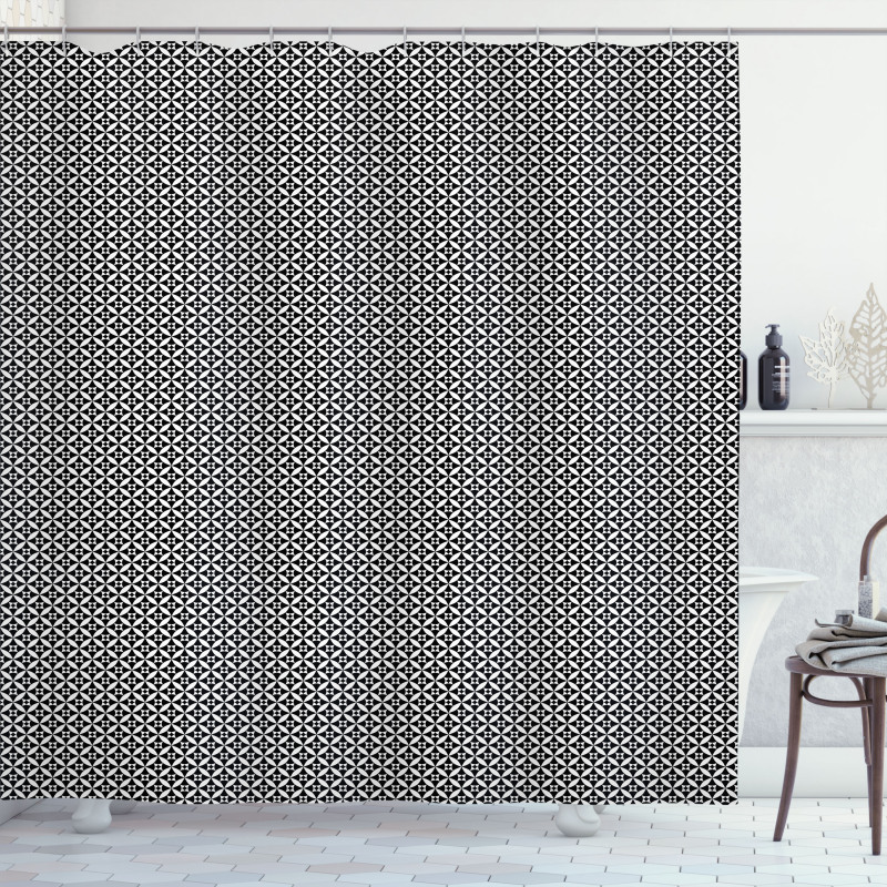 Checkerboard Texture Shower Curtain