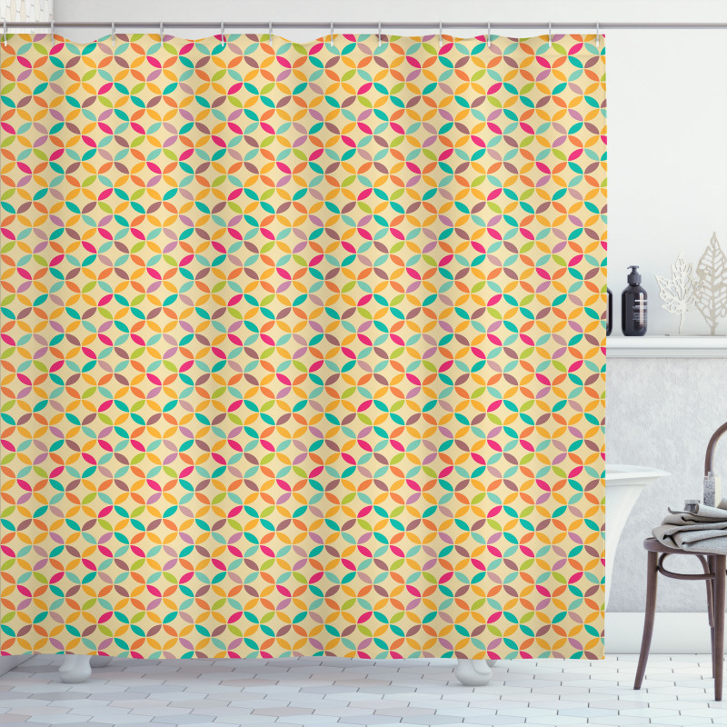 Intersected Shapes Shower Curtain