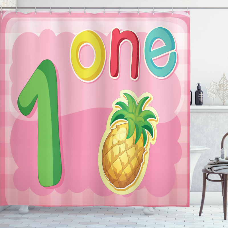 First Year Sign Shower Curtain