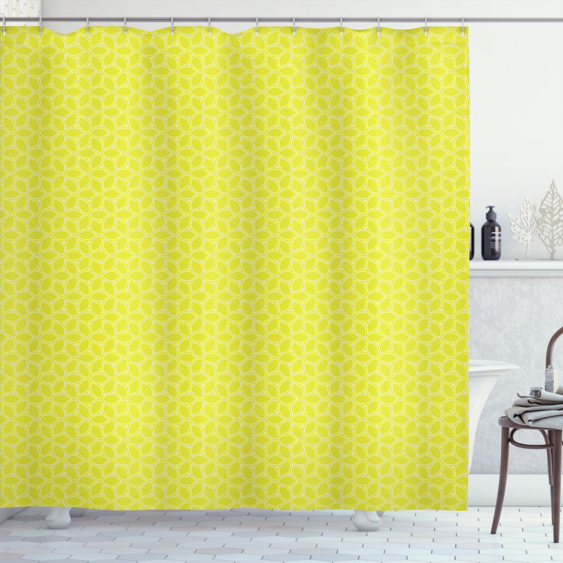 Abstract Juicy Lemons Shower Curtain