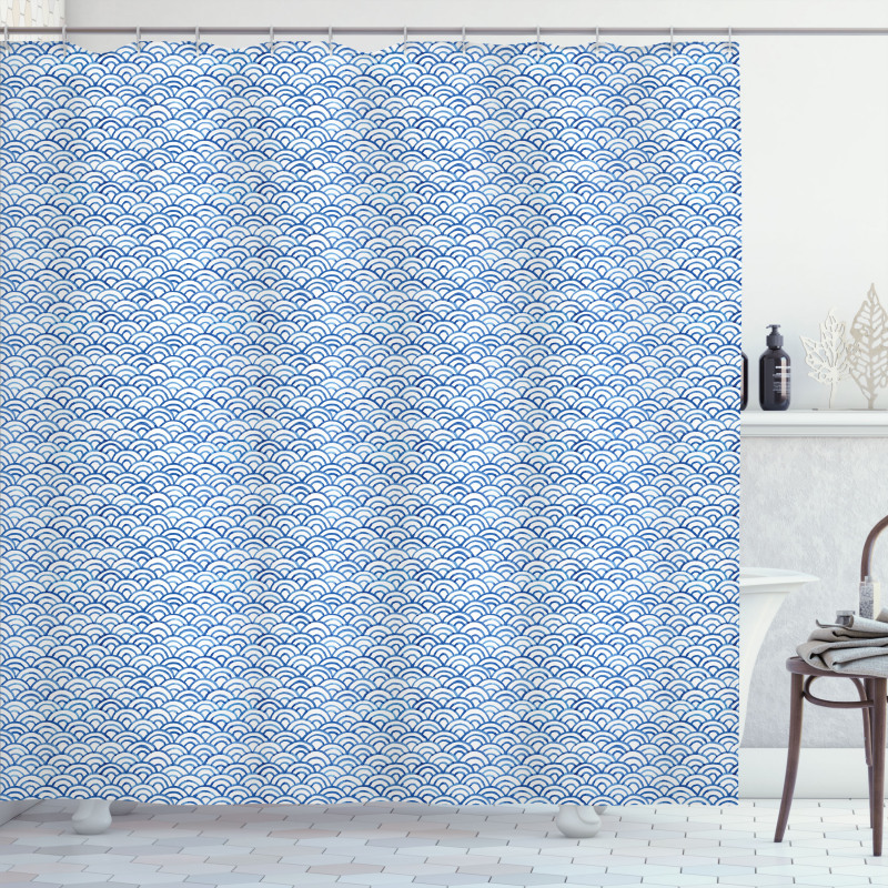 Style Waves Shower Curtain