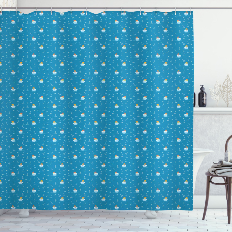 Nautical Concept Shower Curtain