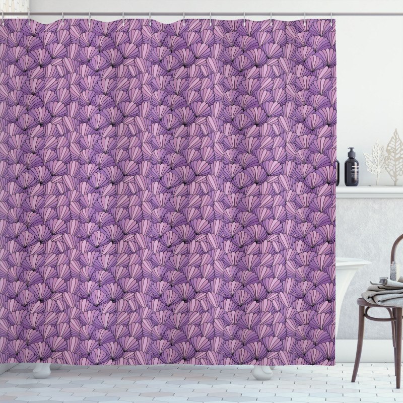 Ornamental Seashells Shower Curtain