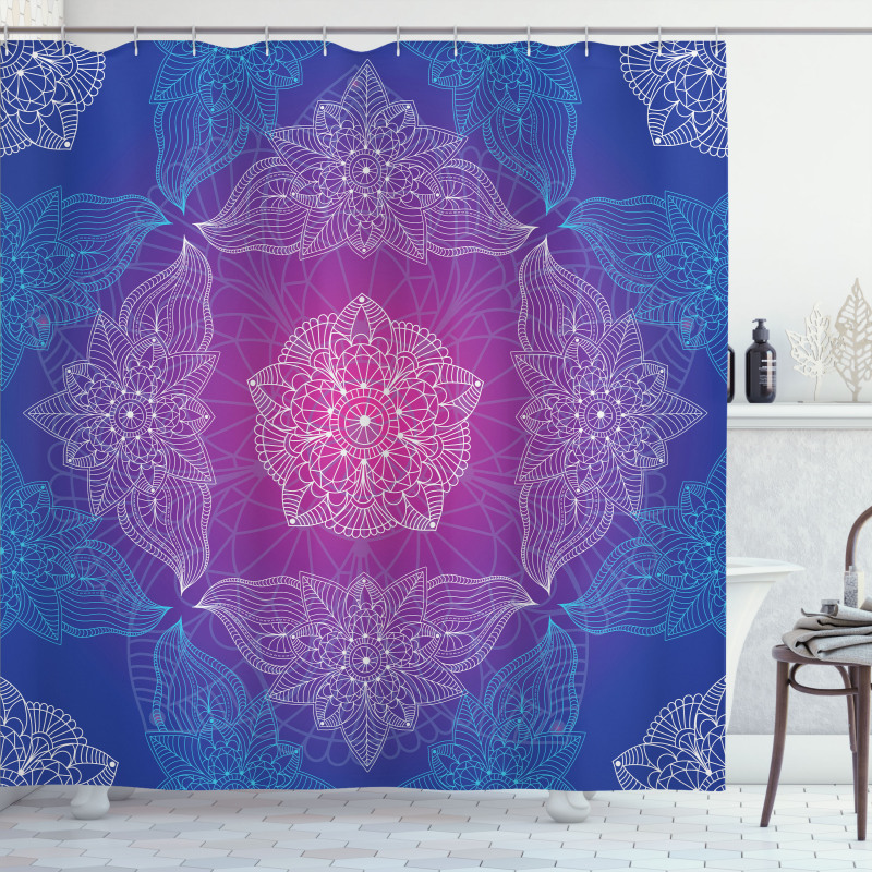 Groovy Motif Shower Curtain