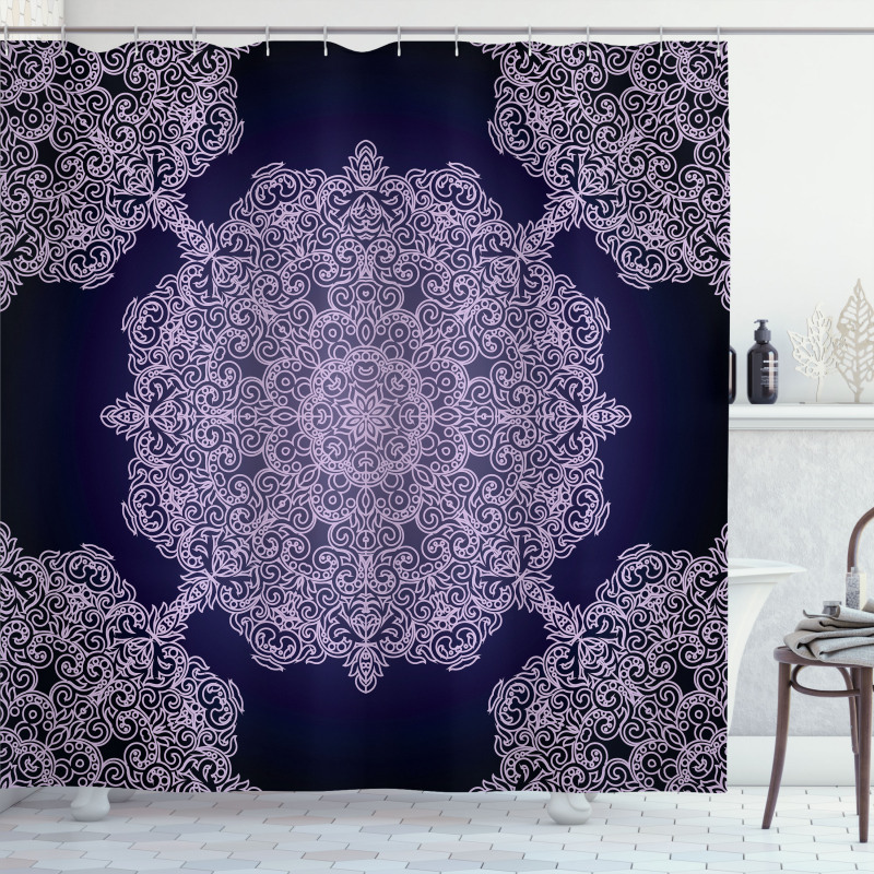 Bohemian Floral Shower Curtain