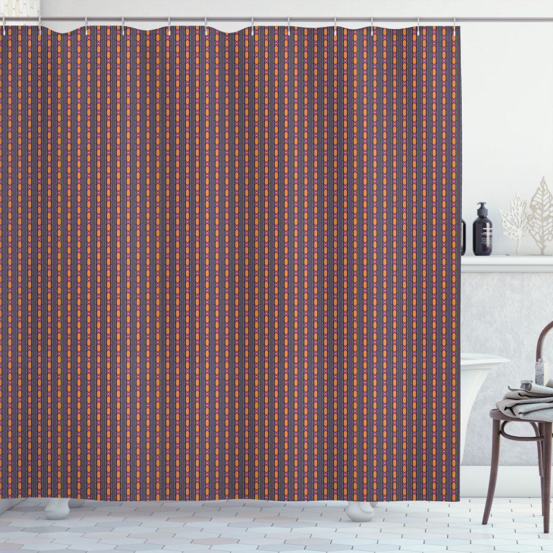 Primitive Tile Shower Curtain