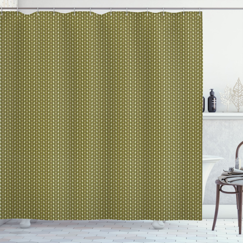 Simple Exotic Borders Shower Curtain