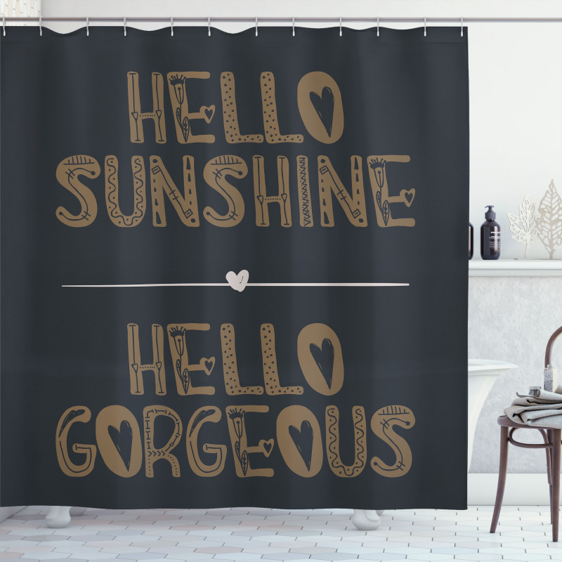 Hello Sunshine Shower Curtain