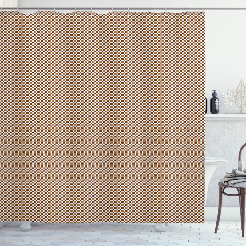 Hipster Squares Shower Curtain