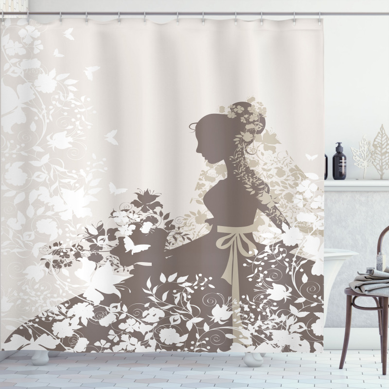 Wedding Bride Shower Curtain